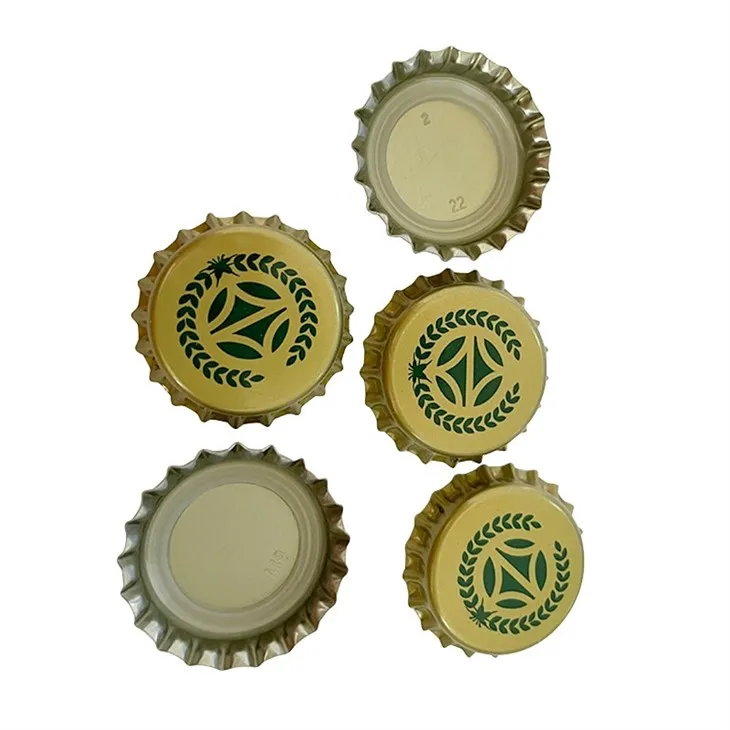 face and liner sides of crown bottle top